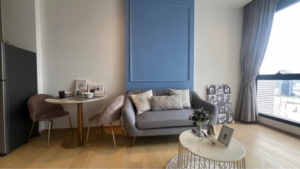 bedroom and living room of ASHTON Asoke – Rama 9