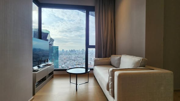 living room of ASHTON Asoke – Rama 9