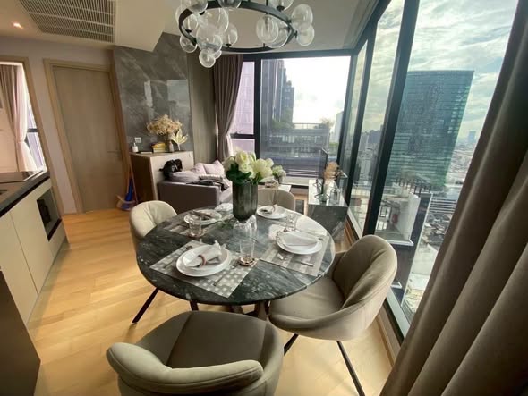 living room and room interior of ASHTON Asoke – Rama 9