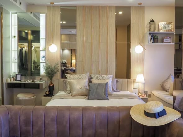 bedroom and living room of Ashton Asoke