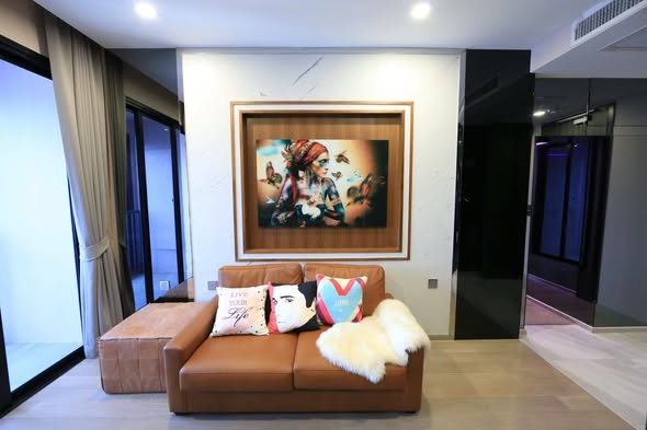 bedroom and living room and room interior of Ashton Asoke