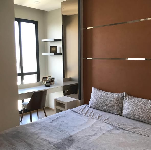 bedroom and room interior of Ashton Chula-Silom