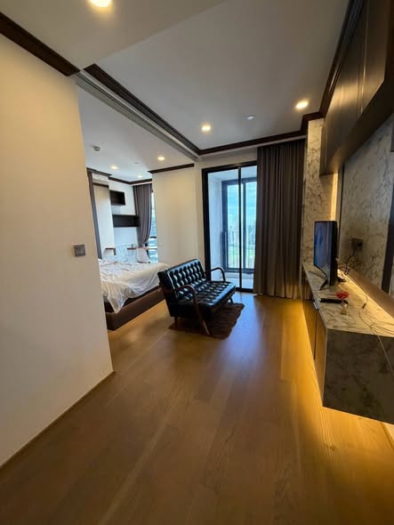 living room and bedroom of Ashton Chula-Silom