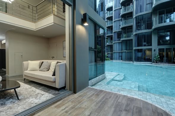 bedroom and living room and room interior of Ashton Residence 41