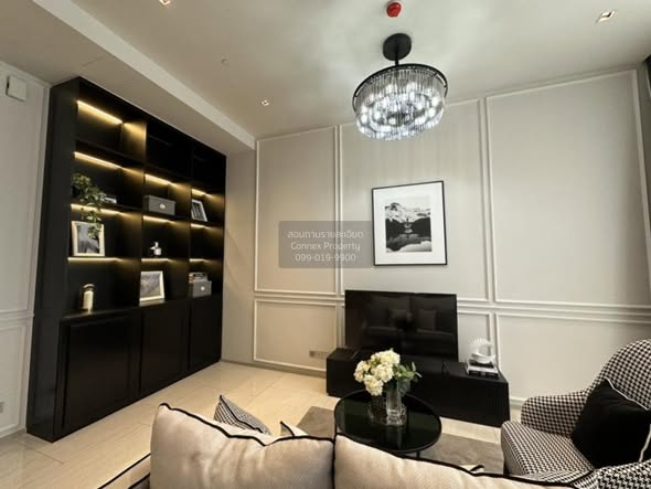 living room and bedroom of Ashton Silom