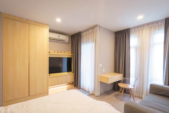 bedroom of Aspire Asoke-Ratchada