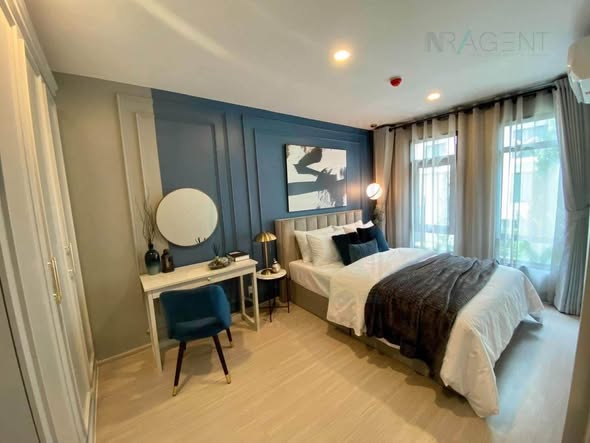 bedroom of Aspire Asoke-Ratchada