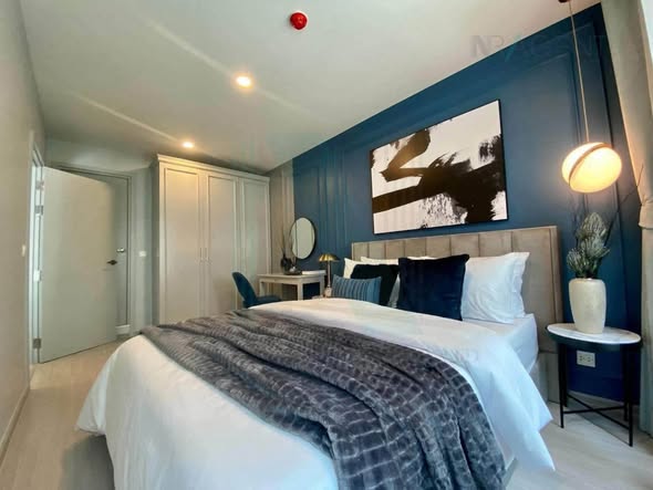 bedroom of Aspire Asoke-Ratchada