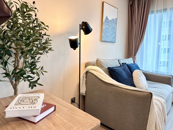 bedroom of แอสปาย เอราวัณ ไพร์ม Aspire Erawan Prime