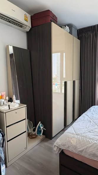 bedroom and room interior of Aspire Sathon-Taksin (Copper Zone)
