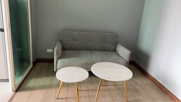 living room and room interior of Aspire Sathorn – Tha Phra