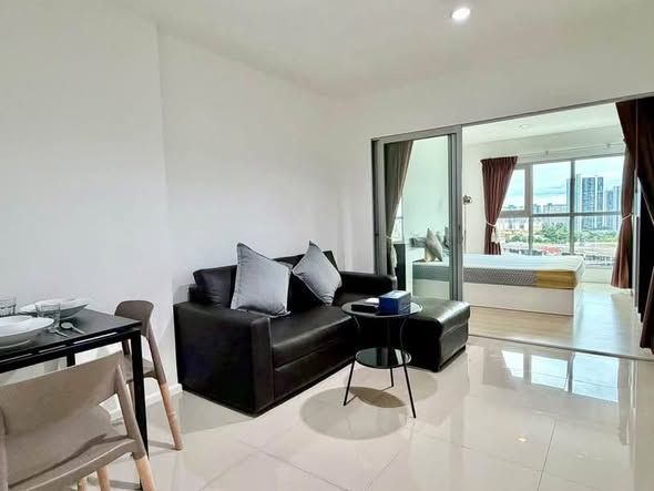 bedroom of Aspire Sukhumvit 48