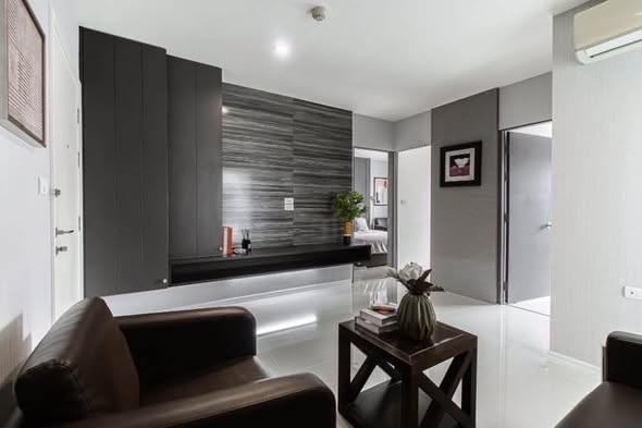 living room and room interior of Aspire Sukhumvit 48