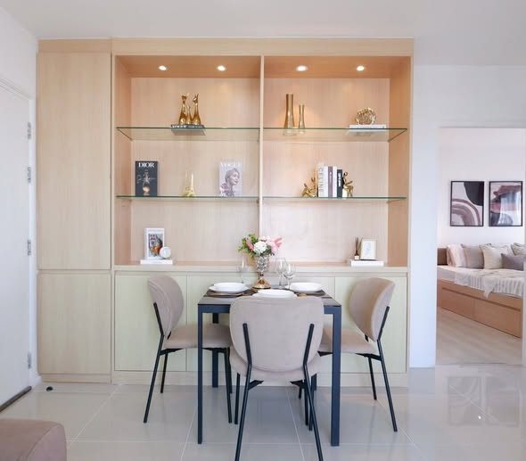 living room and room interior of Aspire Sukhumvit 48