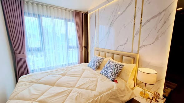 bedroom of Aspire Sukhumvit-Rama 4
