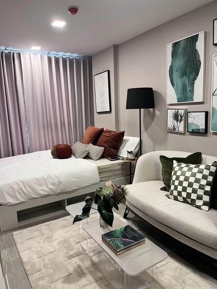 bedroom and living room of Atmoz Oasis Onnut