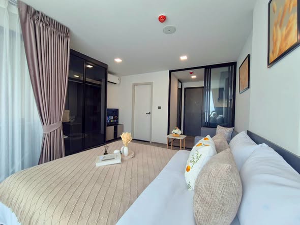 bedroom of Atmoz Palacio Ladprao Wanghin | แอทโมซ พาลาซิโอ ลาดพร้าว วังหิน