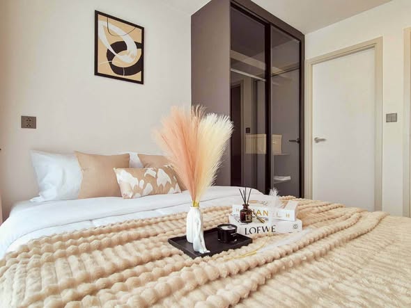 bedroom of Atmoz Palacio Ladprao Wanghin | แอทโมซ พาลาซิโอ ลาดพร้าว วังหิน