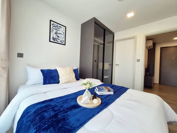 bedroom of Atmoz Palacio Ladprao Wanghin | แอทโมซ พาลาซิโอ ลาดพร้าว วังหิน