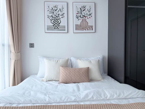 bedroom of Atmoz Palacio Ladprao Wanghin | แอทโมซ พาลาซิโอ ลาดพร้าว วังหิน