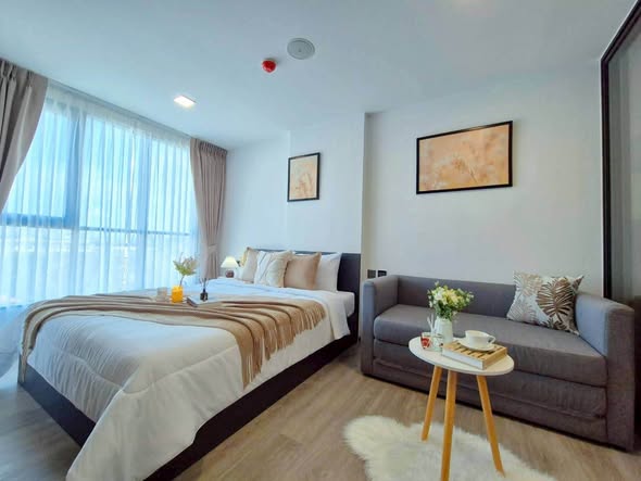 bedroom of Atmoz Palacio Ladprao Wanghin | แอทโมซ พาลาซิโอ ลาดพร้าว วังหิน