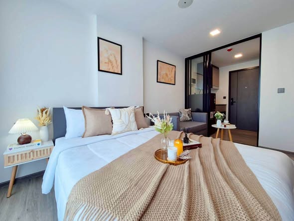 bedroom of Atmoz Palacio Ladprao Wanghin | แอทโมซ พาลาซิโอ ลาดพร้าว วังหิน