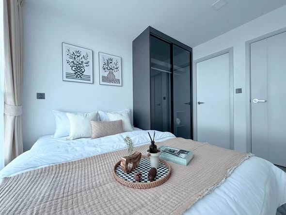 bedroom and room interior of Atmoz Palacio Ladprao Wanghin | แอทโมซ พาลาซิโอ ลาดพร้าว วังหิน