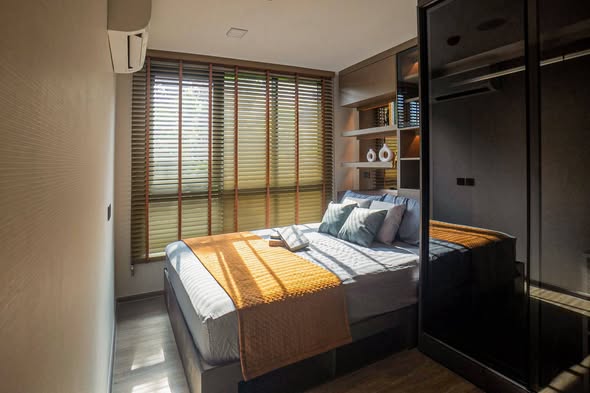 bedroom and room interior of Atmoz Palacio Ladprao Wanghin | แอทโมซ พาลาซิโอ ลาดพร้าว วังหิน