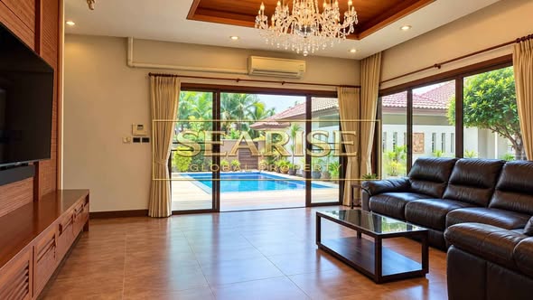 living room and room interior of Baan Balina 3
