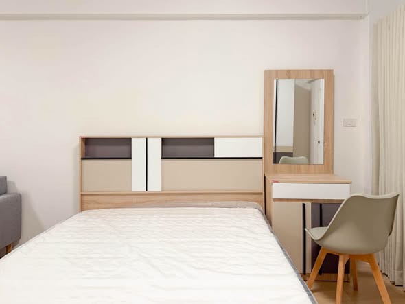 bedroom of Baan Bodin Condominium
