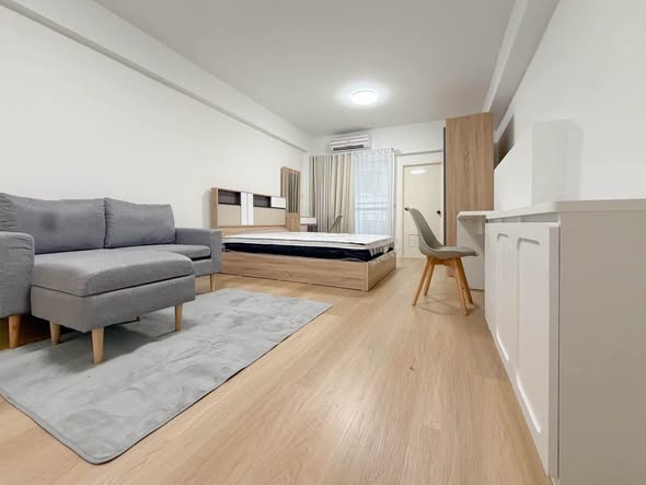 bedroom and living room of Baan Bodin Condominium