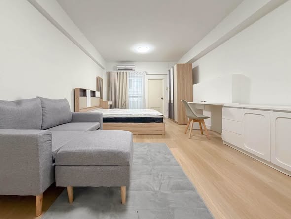 living room and bedroom of Baan Bodin Condominium