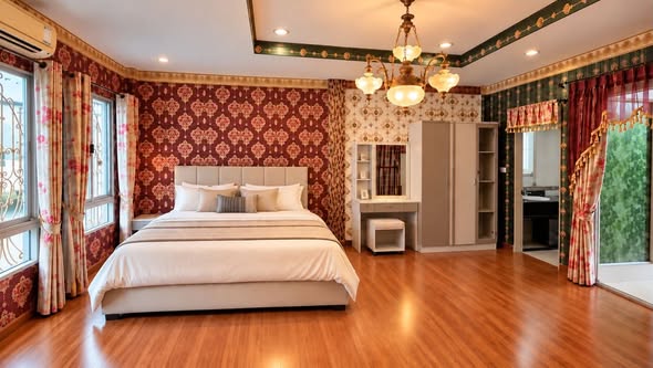 bedroom of Baan Klang Muang Sukhumvit 113