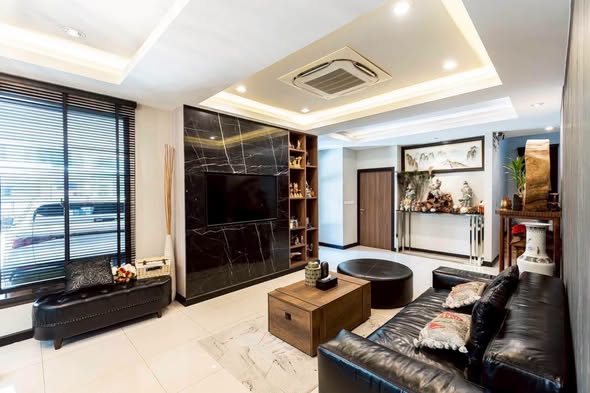living room of Baan Klang Muang The Edition Prachachuen-Ngamwongwan