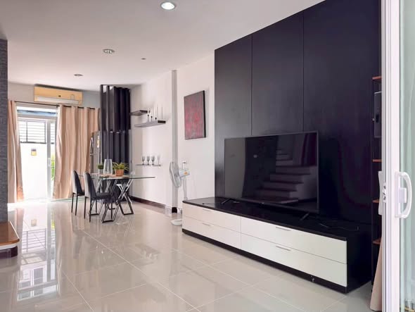 living room and room interior of Baan Klang Muang Urbanion Rama 9-Ladprao