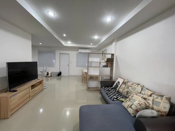 bedroom and living room of Ban Klang Mueang Pinklao-Charan