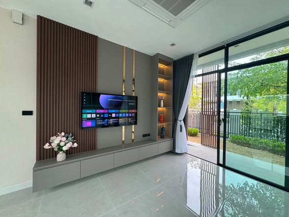 living room and bedroom and room interior of Bangkok Boulevard Bangna KM.5 บางกอก บูเลอวาร์ด บางนา กม.5