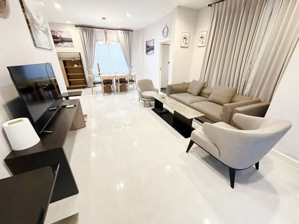 living room and bedroom of Bangkok Boulevard Ramintra-Watcharapol