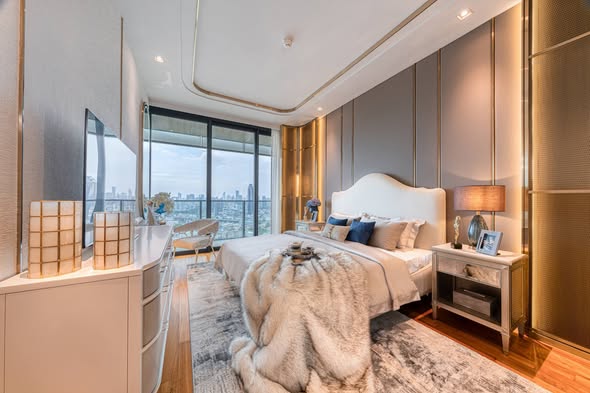 bedroom of Banyan Tree Residences Riverside Bangkok บันยัน ทรี เรสซิเดนซ์ ริเวอร์ไซด์ กรุงเทพ