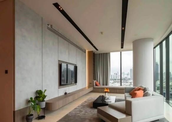 bedroom and living room of Banyan Tree Residences Riverside Bangkok บันยัน ทรี เรสซิเดนซ์ ริเวอร์ไซด์ กรุงเทพ