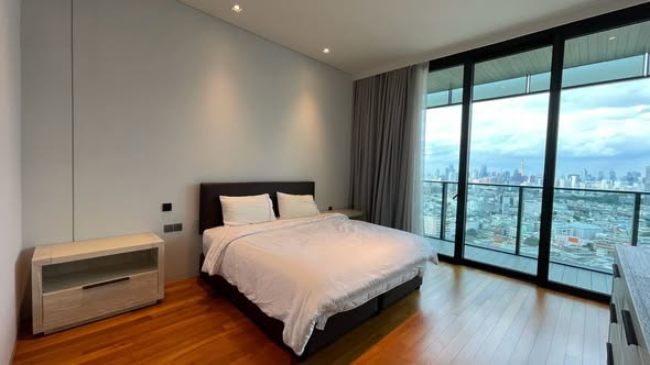 bedroom and room interior of Banyan Tree Residences Riverside Bangkok บันยัน ทรี เรสซิเดนซ์ ริเวอร์ไซด์ กรุงเทพ