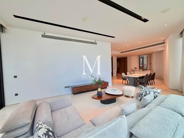 living room of Banyan Tree Residences Riverside Bangkok บันยัน ทรี เรสซิเดนซ์ ริเวอร์ไซด์ กรุงเทพ
