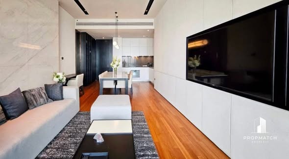 living room of Banyan Tree Residences Riverside Bangkok บันยัน ทรี เรสซิเดนซ์ ริเวอร์ไซด์ กรุงเทพ