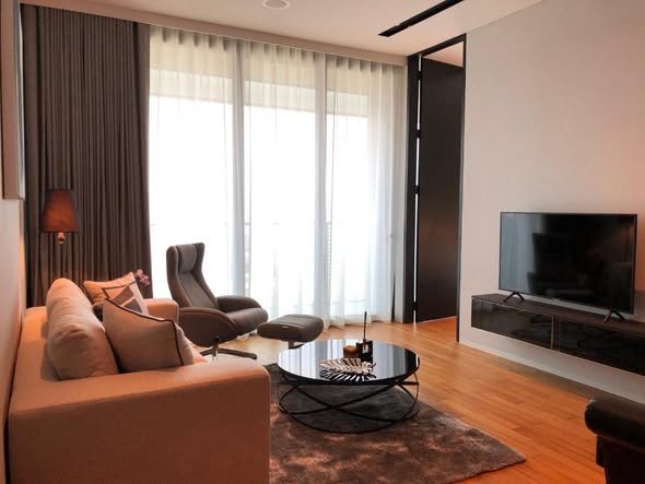 living room and room interior of Banyan Tree Residences Riverside Bangkok บันยัน ทรี เรสซิเดนซ์ ริเวอร์ไซด์ กรุงเทพ
