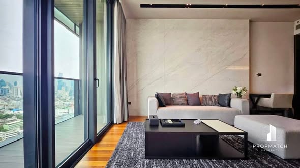 living room and room interior of Banyan Tree Residences Riverside Bangkok บันยัน ทรี เรสซิเดนซ์ ริเวอร์ไซด์ กรุงเทพ