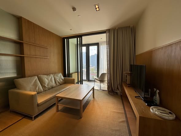 bedroom and living room of BEATNIQ