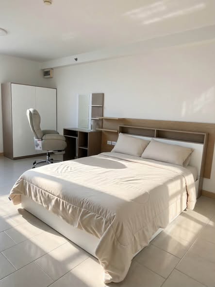 bedroom of ล้านนาเซอร์วิส รับเหมารีโนเวทบ้าน คอนโด