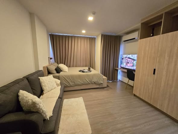 bedroom and living room and room interior of เดอะมูฟ ประดิพัทธ์