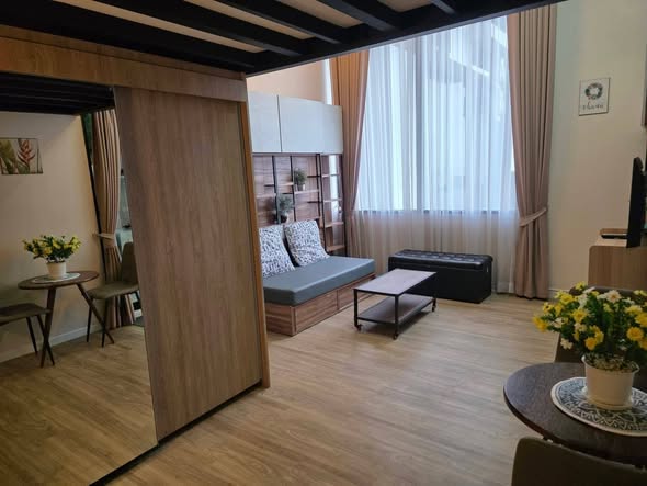 bedroom and living room and room interior of Blossom Condo at Fashion Altitude