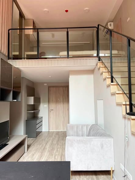 living room and room interior of Blossom Condo Sathon-Charoen Rat